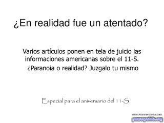 ¿En realidad fue un atentado?