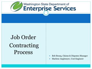 Job Order Contracting Process