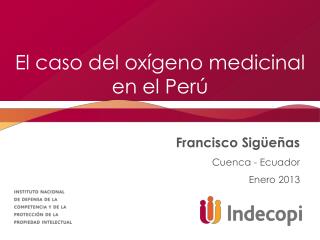 El caso del oxígeno medicinal en el Perú