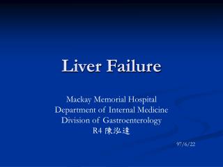 Liver Failure