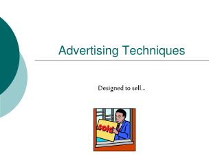 Advertising Techniques