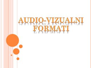Audio-vizualni formati
