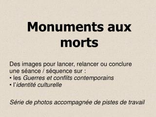 Monuments aux morts