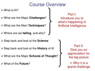 Course Overview