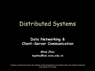 Distributed Systems