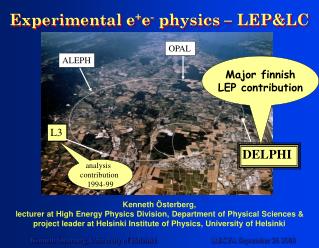 Experimental e + e - physics – LEP&amp;LC