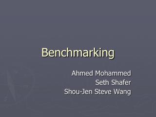 Benchmarking