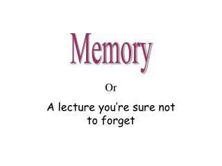 Memory