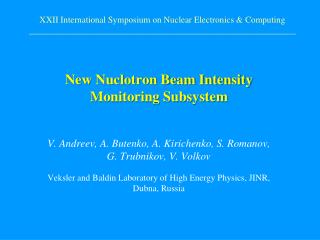 New Nuclotron Beam Intensity Monitoring Subsystem