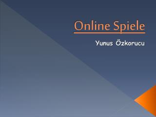 Online Spiele