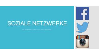 SOZIALE NETZWERKE