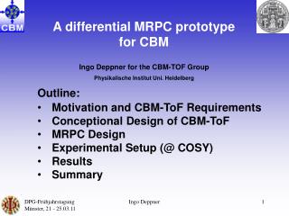 A differential MRPC prototype for CBM
