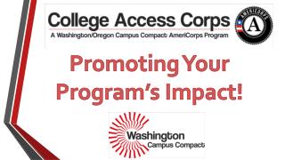 Promoting Your Program’s Impact!