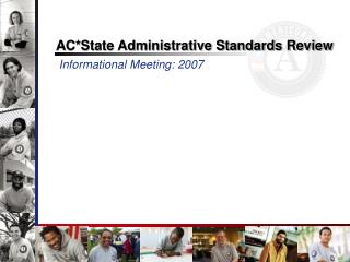 AC*State Administrative Standards Review