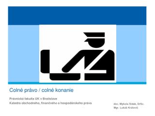 Colné právo / colné konanie