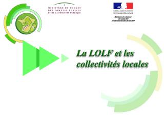 La LOLF et les collectivités locales