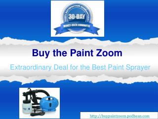 Paint Zoom - The best Portable Power Paint Sprayer