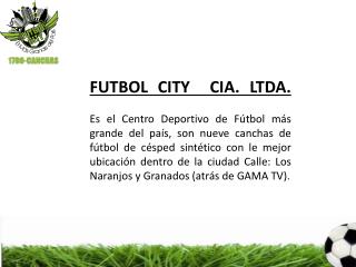 TARIFAS FUTBOL CITY