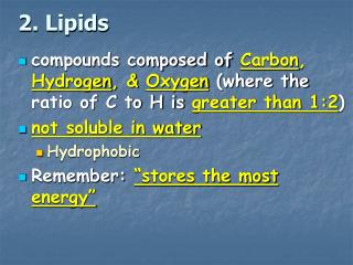 2. Lipids