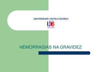 UNIVERSIDADE CASTELO BRANCO