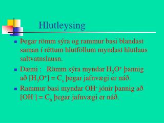 Hlutleysing