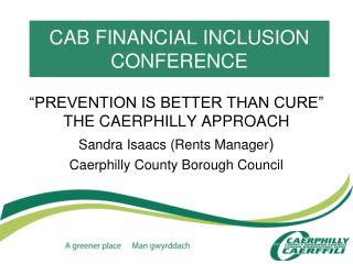 CAB FINANCIAL INCLUSION CONFERENCE