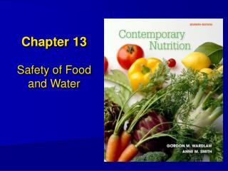 Chapter 13 Safety of Food and Water