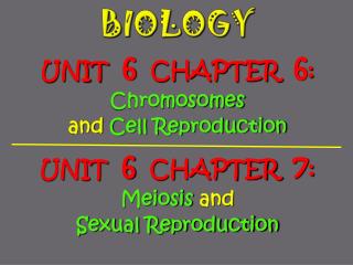 BIOLOGY