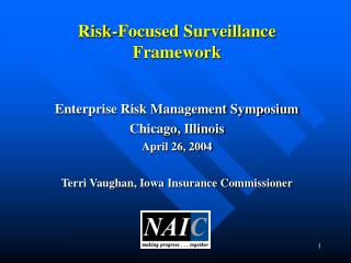 Risk-Focused Surveillance Framework