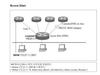 Console(DTE) or Aux