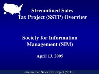 Streamlined Sales Tax Project (SSTP)
