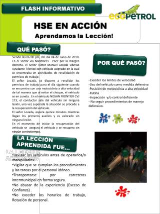 QUÉ PASÓ?