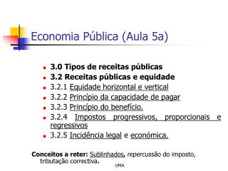 Economia Pública (Aula 5a)