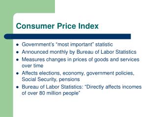 Consumer Price Index