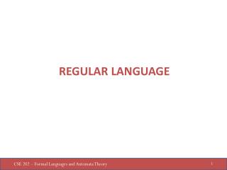 Regular Language