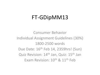 FT-GDipMM13