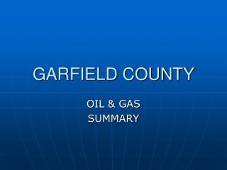 GARFIELD COUNTY