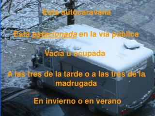 Esta autocaravana