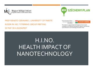 H.I.NO. Health Impact of Nanotechnology