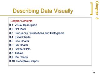 Describing Data Visually