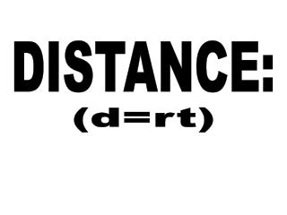 DISTANCE: