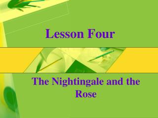 Lesson Four