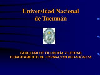 Universidad Nacional de Tucumán