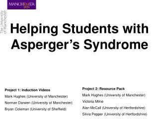 Helping Students with Asperger’s Syndrome