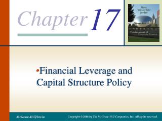 Financial Leverage and Capital Structure Policy