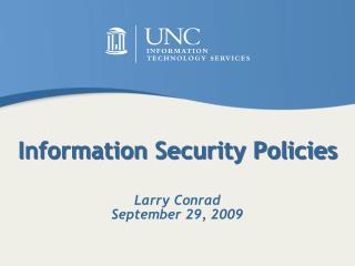 Information Security Policies