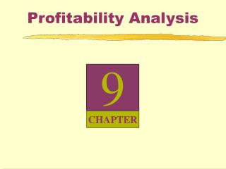 Profitability Analysis