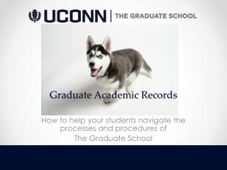 Graduate Academic Records
