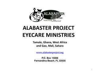 ALABASTER PROJECT EYECARE MINISTRIES