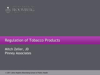 Regulation of Tobacco Products